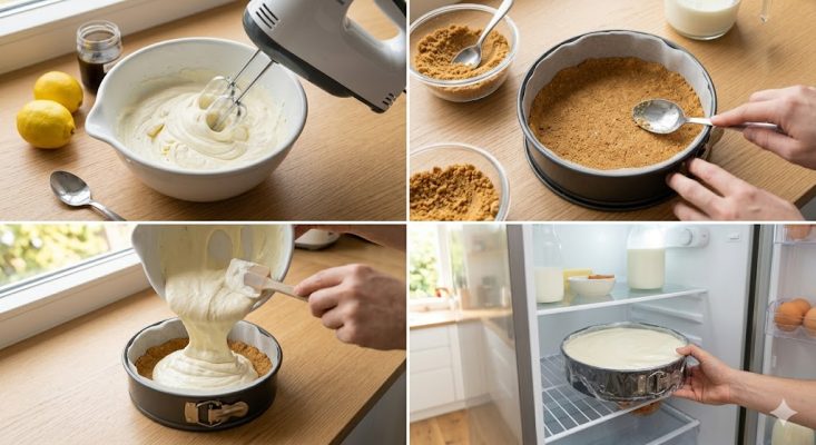 cách làm bánh cheese cake tại nhà
