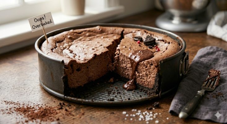 bánh cheesecake lỗi thường gặp