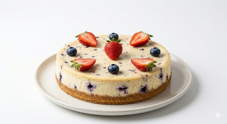cheesecake đẹp bố cục hài hòa