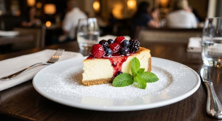 cheesecake đẹp trình bày chuyên nghiệp