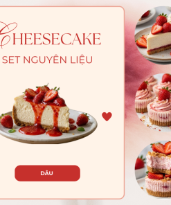 Bánh Cheese Cake Vị Dâu